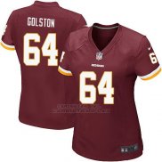 Camiseta Washington Commanders Golston Rojo Nike Game NFL Marron Mujer