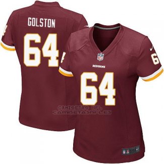 Camiseta Washington Commanders Golston Rojo Nike Game NFL Marron Mujer