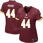 Camiseta Washington Commanders Riggins Rojo Nike Game NFL Marron Mujer