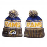 Gorro Beanie Los Angeles Rams Blanco Amarillo Violeta