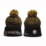 Gorro Beanie Pittsburgh Steelers New Era Sideline Negro Amarillo2