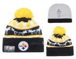 Gorro NFL Pittsburgh Steelers Amarillo Negro Blanco