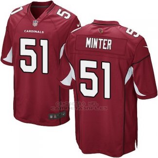 Camiseta Arizona Cardinals Minter Rojo Nike Game NFL Nino