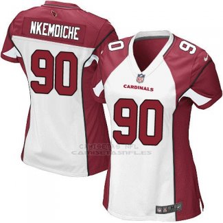 Camiseta Arizona Cardinals Nkemdiche Blanco Rojo Nike Game NFL Mujer
