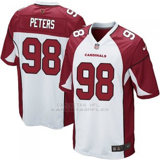 Camiseta Arizona Cardinals Peters Blanco Rojo Nike Game NFL Nino