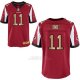 Camiseta Atlanta Falcons Jones Rojo Nike Gold Elite NFL Hombre