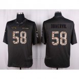 Camiseta Baltimore Ravens Dumervil Apagado Gris 2016 Nike Anthracite Salute To Service NFL Hombre