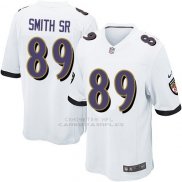 Camiseta Baltimore Ravens Smith Sr Blanco Nike Game NFL Hombre