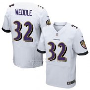 Camiseta Baltimore Ravens Weddle Blanco Nike Elite NFL Hombre