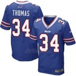 Camiseta Buffalo Bills Thomas Azul Nike Elite NFL Hombre