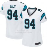 Camiseta Carolina Panthers Ealy Blanco Nike Game NFL Mujer