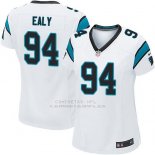 Camiseta Carolina Panthers Ealy Blanco Nike Game NFL Mujer Camiseta Carolina Panthers Ealy Blanco Nike Game NFL Mujer