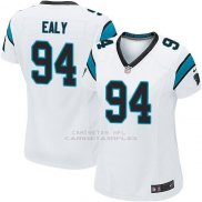 Camiseta Carolina Panthers Ealy Blanco Nike Game NFL Mujer