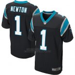 Camiseta Carolina Panthers Newton Negro Nike Elite NFL Hombre