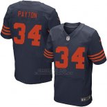 Camiseta Chicago Bears Payton Apagado Azul Nike Elite NFL Hombre