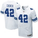 Camiseta Dallas Cowboys Church Blanco Nike Elite NFL Hombre