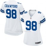 Camiseta Dallas Cowboys Crawford Blanco Nike Game NFL Mujer