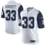 Camiseta Dallas Cowboys Dorsett Blanco y Profundo Azul Nike Elite NFL Hombre