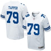 Camiseta Dallas Cowboys Tapper Blanco Nike Elite NFL Hombre