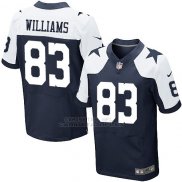 Camiseta Dallas Cowboys Williams Profundo Azul y Blanco Nike Elite NFL Hombre