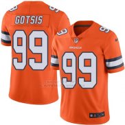 Camiseta Denver Broncos Gotsis Naranja Nike Legend NFL Hombre