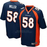 Camiseta Denver Broncos Miller Azul Oscuro Nike Game NFL Nino