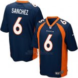Camiseta Denver Broncos Sanchez Azul Oscuro Nike Game NFL Hombre
