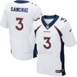 Camiseta Denver Broncos Sanchez Blanco 2016 Nike Elite NFL Hombre