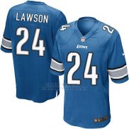 Camiseta Detroit Lions Lawson Azul Nike Game NFL Nino