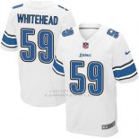 Camiseta Detroit Lions Whitehead Blanco Nike Elite NFL Hombre