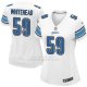 Camiseta Detroit Lions Whitehead Blanco Nike Game NFL Mujer