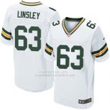 Camiseta Green Bay Packers Linsley Blanco Nike Elite NFL Hombre