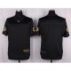 Camiseta Green Bay Packers Negro Nike Elite Pro Line Gold NFL Hombre