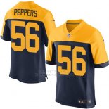 Camiseta Green Bay Packers Peppers Profundo Azul y Amarillo Nike Elite NFL Hombre