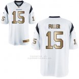 Camiseta Houston Texans Fuller Blanco Nike Gold Game NFL Hombre