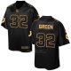 Camiseta Indianapolis Colts Green Negro 2016 Nike Elite Pro Line Gold NFL Hombre