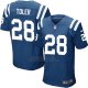 Camiseta Indianapolis Colts Toler Azul Nike Elite NFL Hombre