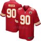 Camiseta Kansas City Chiefs Mauga Rojo Nike Game NFL Hombre