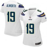Camiseta Los Angeles Chargers Alworth Blanco Nike Game NFL Mujer
