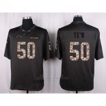 Camiseta Los Angeles Chargers Te'O Apagado Gris Nike Anthracite Salute To Service NFL Hombre