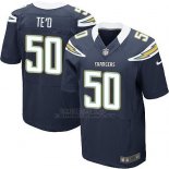 Camiseta Los Angeles Chargers Te'O Profundo Azul Nike Elite NFL Hombre