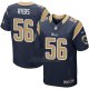Camiseta Los Angeles Rams Ayers Profundo Azul Nike Elite NFL Hombre