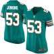 Camiseta Miami Dolphins Jenkins Verde Oscuro Nike Game NFL Mujer