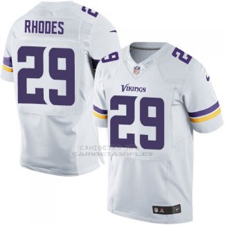 Camiseta Minnesota Vikings Rhodes Blanco Nike Elite NFL Hombre