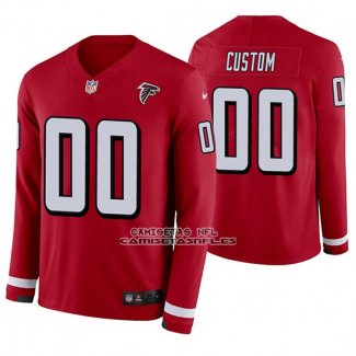 Camiseta NFL Atlanta Falcons Personalizada Rojo Therma Manga Larga