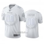 Camiseta NFL Custom Minnesota Vikings White NFL Mvp Jersey