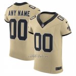 Camiseta NFL Elite New Orleans Saints Alterno Vapor F.U.S.E. Personalizada Amarillo