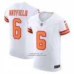 Camiseta NFL Elite Tampa Bay Buccaneers Baker Mayfield 76 Vapor F.U.S.E. Blanco