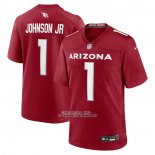 Camiseta NFL Game Arizona Cardinals Paris Johnson Jr. 2023 NFL Draft First Round Pick Rojo