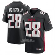 Camiseta NFL Game Atlanta Falcons Carlos Washington Jr. Negro